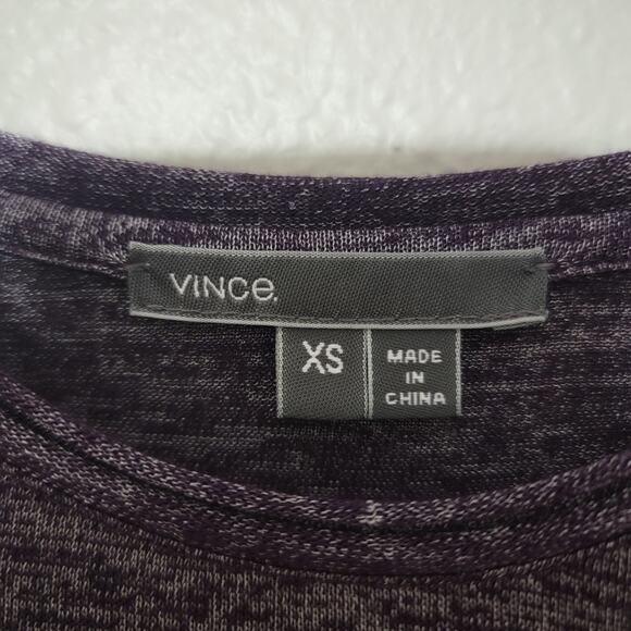 Vince XS Long Sleeve Purple Shirt - Picture 3 of 4